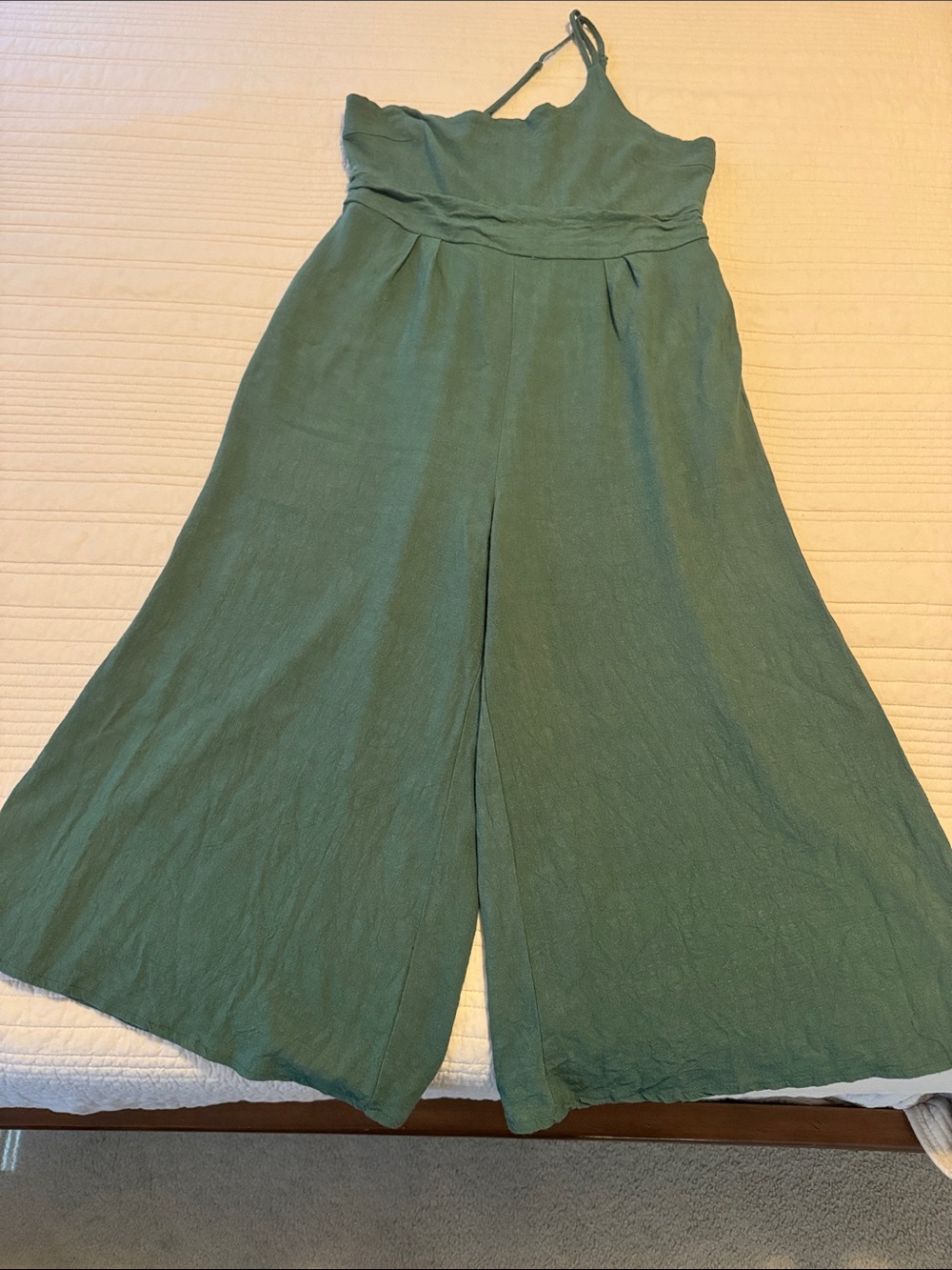 ANRABESS Women's One Shoulder Wide-Leg Jumpsuit